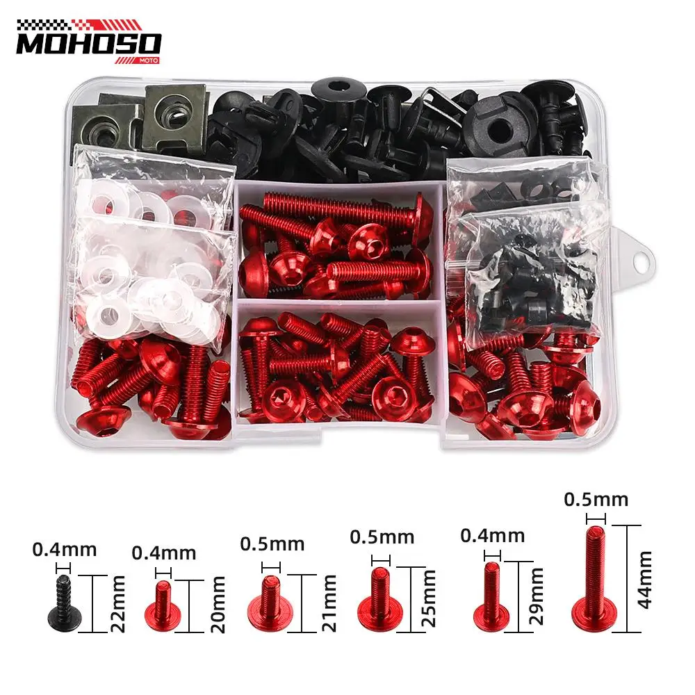 Для Honda CBR600RR CBR900RR CBR929RR CBR1000RR CBR 600RR CBR600 F2 F3 F4 Комплект болтов обтекателя CNC крепежные