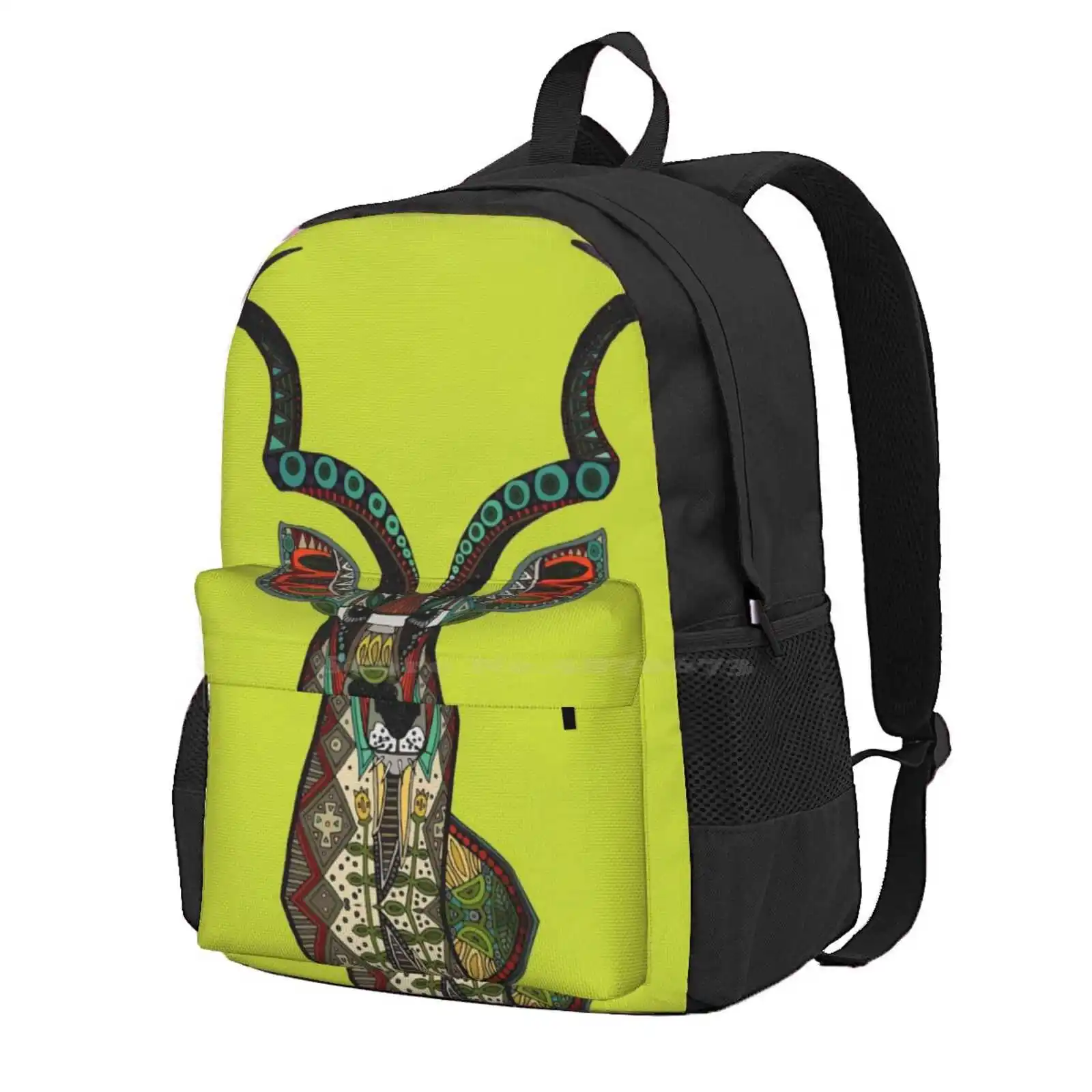 Антилопа Chartreuse горячая распродажа школьный рюкзак модные сумки куду животные
