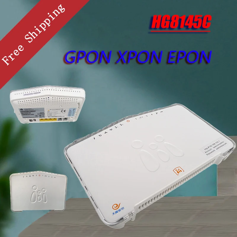 

7Pcs Used HG8145C EPON GPON XPON House Model ONU 4FE+WIFI Terminal Modem FTTH ONT Free Shipping