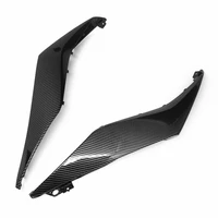 carbon fiber pattern rear upper tail side cover fairing for yamaha yzf r3 2019 2021