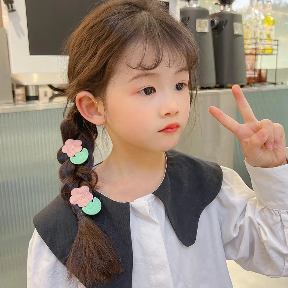 

1Pcs Small Flowers Hair Clip Girls Cute Hair Bands Hair Accessories Handmade Cloth Headwear Hairpins Cartoon Hairpin Headdress