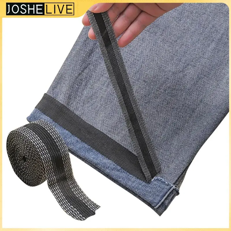 

No Cutting Shorten Repair Pants Paste Fabric Pants Edge Change Pants Foot Jean Pants Apparel Sewing Fabric Self-adhesive