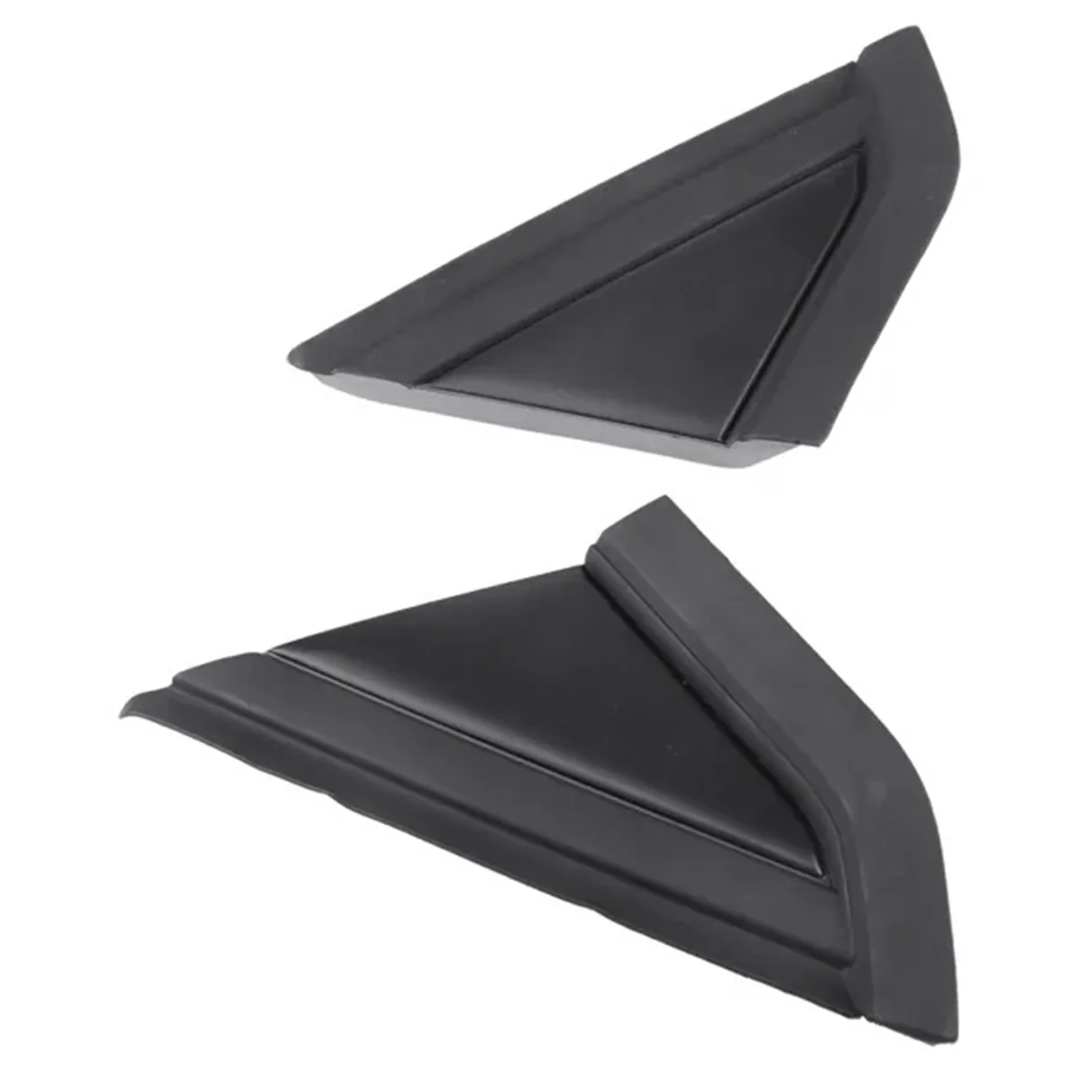 Автомобильная Черная передняя треугольная панель для переднего стекла