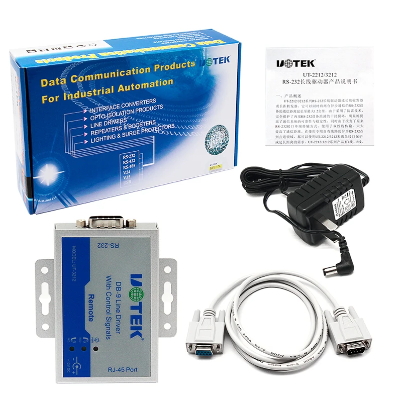 UOTEK 5-портовый RS-232 удлинитель UT-3212