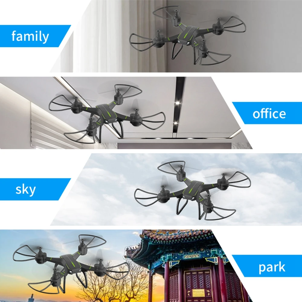 Мини-Дрон Радиоуправляемый квадрокоптер с камерой HD 1080P дешевый БПЛА для