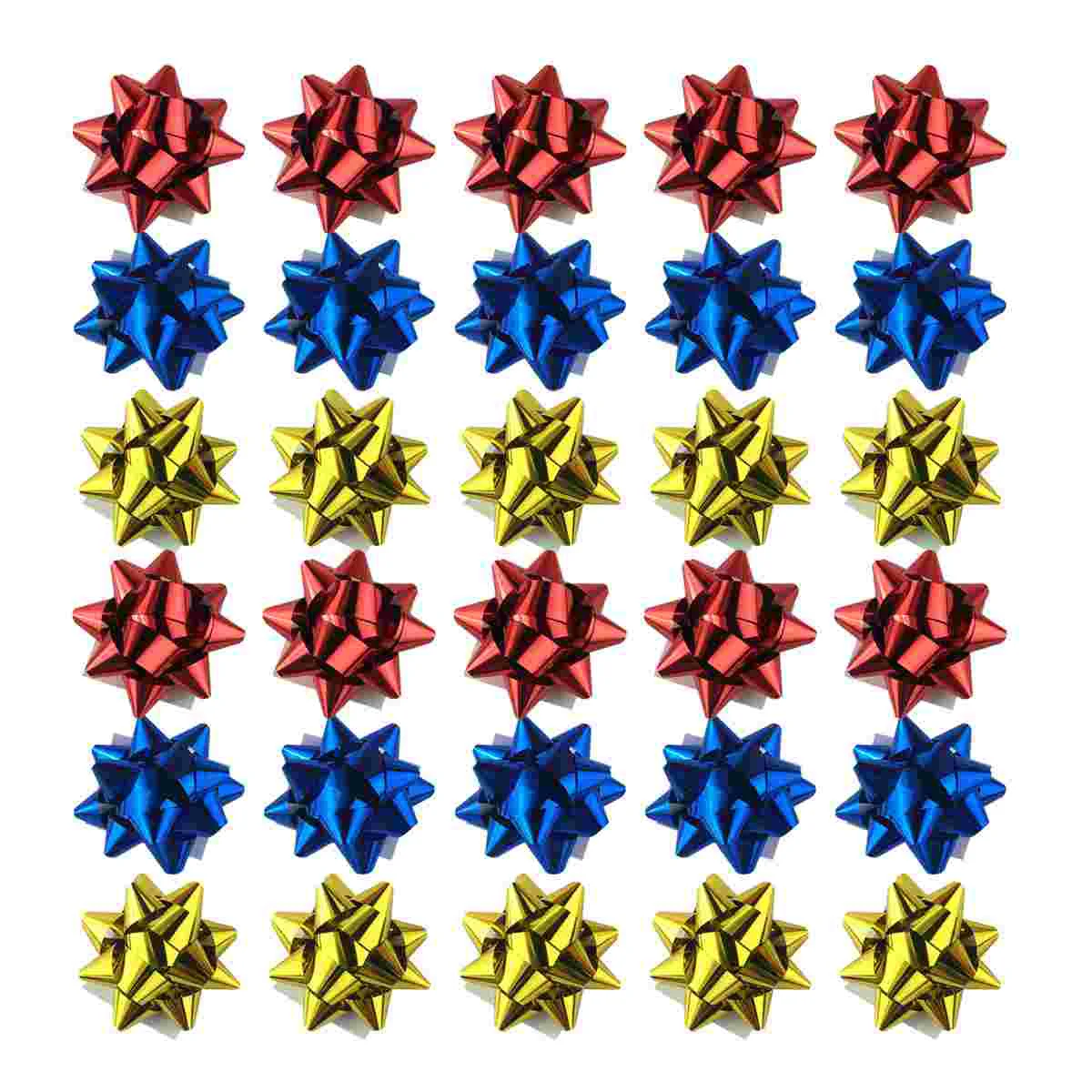 

Gift Bows Diy Package Ribbon Flower Decoration Metallic Flowers Decor Adhesivestar Birthday Wrapping Party Suppliesxmas Knot
