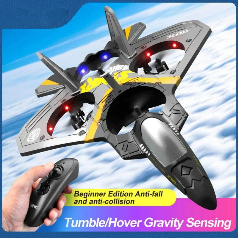 

NEW Remote Control Fighter V17 RC Remote Control Airplane 2.4G Hobby Plane Glider Airplane EPP Foam Toys RC Drone Kids Gift