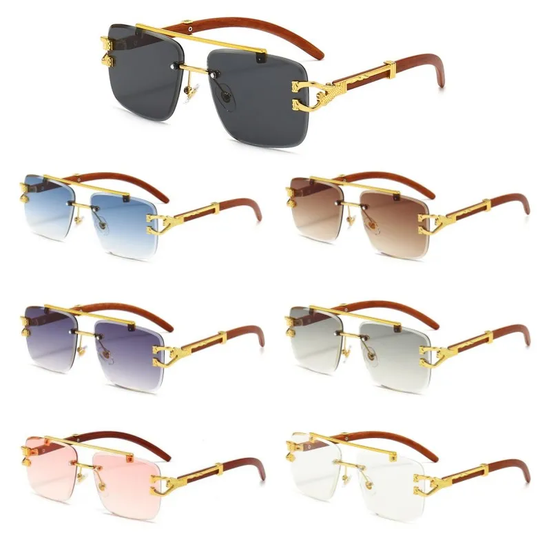 

Retro Rimless Sunglasses for Men Steampunk Sunglasses Women Punk Fashion Glasses Vintage Shades Gafas De Sol