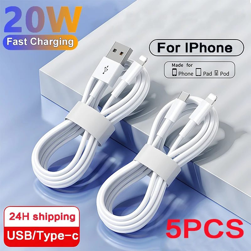 Оригинальный зарядный USB-кабель типа c для Apple, кабель для быстрой зарядки и передачи данных, 2 м, 1 м, 20 Вт, для IPhone 14, 12, 11, 13 Pro Max, Mini, XS Max