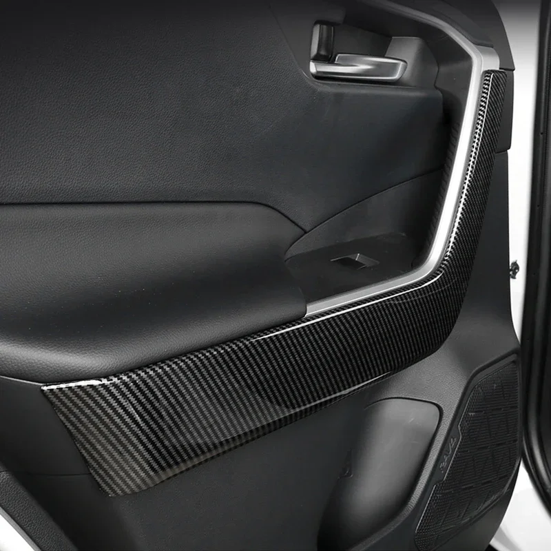 For Toyota RAV4 XA50 2019 2020 2021 2022 2023 2024 RAV 4 Hybrid Car Door Inner Armrest Handle Trim Cover Anti-scratch Sticker