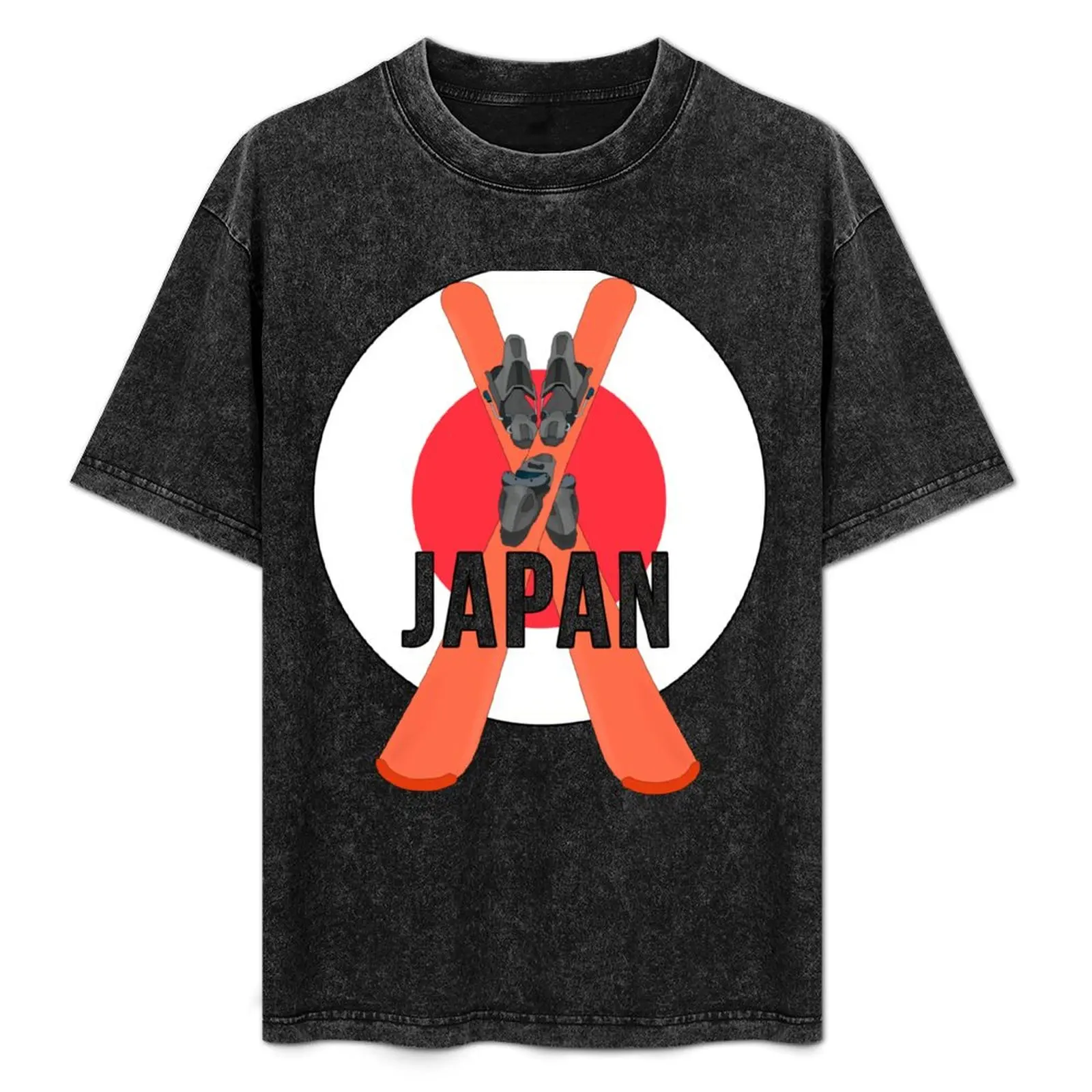 Cool Ski Flag of Japan футболка мужская голубая хлопок