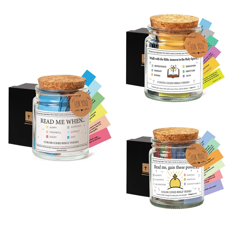 Библейские стихи в банке чтение мне когда Библия банки для эмоций и чувств