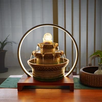 gifts indoor transfer ball flowing water fountain decorative ornaments for office home decor