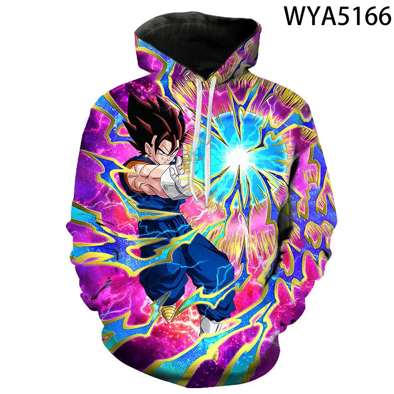 

Spring Cartoon Anime Hoodies Fashion Dragon Men Women Children DBZ 3D Print Sweatshirts Pullover Boy Girl Kids Streetwear Coat