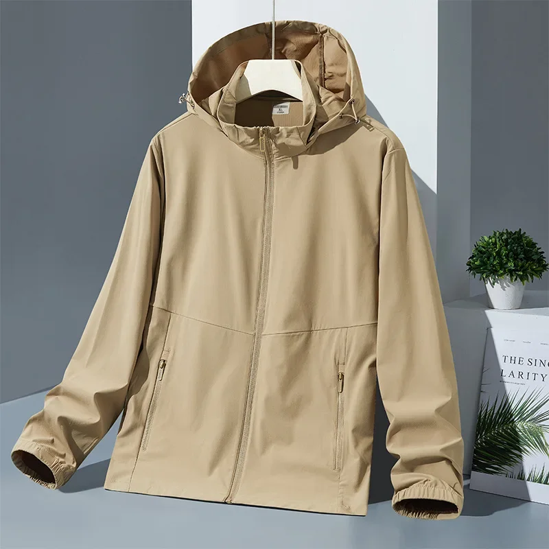 Summer Outdoor Sports Sunscreen Serum Thin Breathable Anti-uv Mountain Climbing Trendy Sun Protection Clothes For Men Women