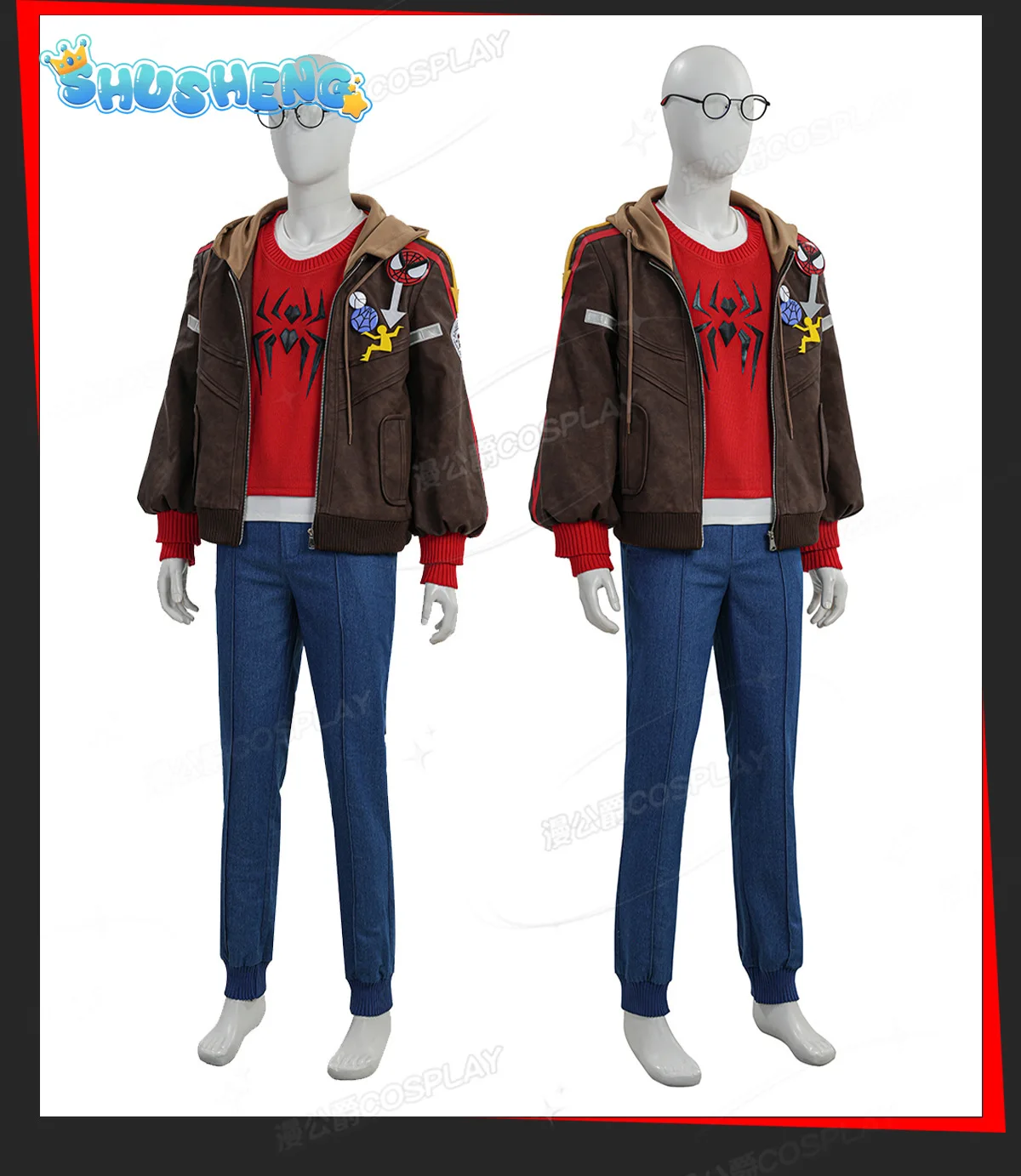 Костюм для косплея MR Peter Parker: Фотограф (по мотивам игры Rivals Game), униформа для вечеринок, Хэллоуина, ролевых игр, повседневная форма Человека-паука для мужчин и женщин (art.: 3920dbd408ca4) - 3920dbd408ca4