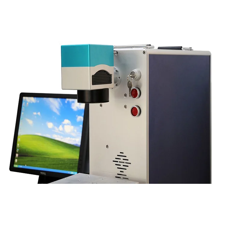 Недорогая портативная волоконная лазерная маркировочная машина 20 Вт
