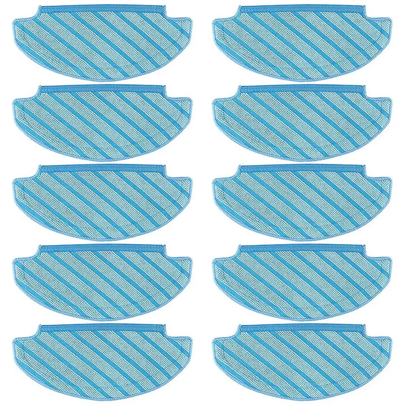 

10 шт., тряпки для швабры, совместимые с пылесосом Ecovacs Deebot Ozmo T8 Aivi