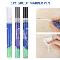 1pc grout pen home tile grout pen water resistant kitchen instant tile repair anti mould blackgray white grout marker