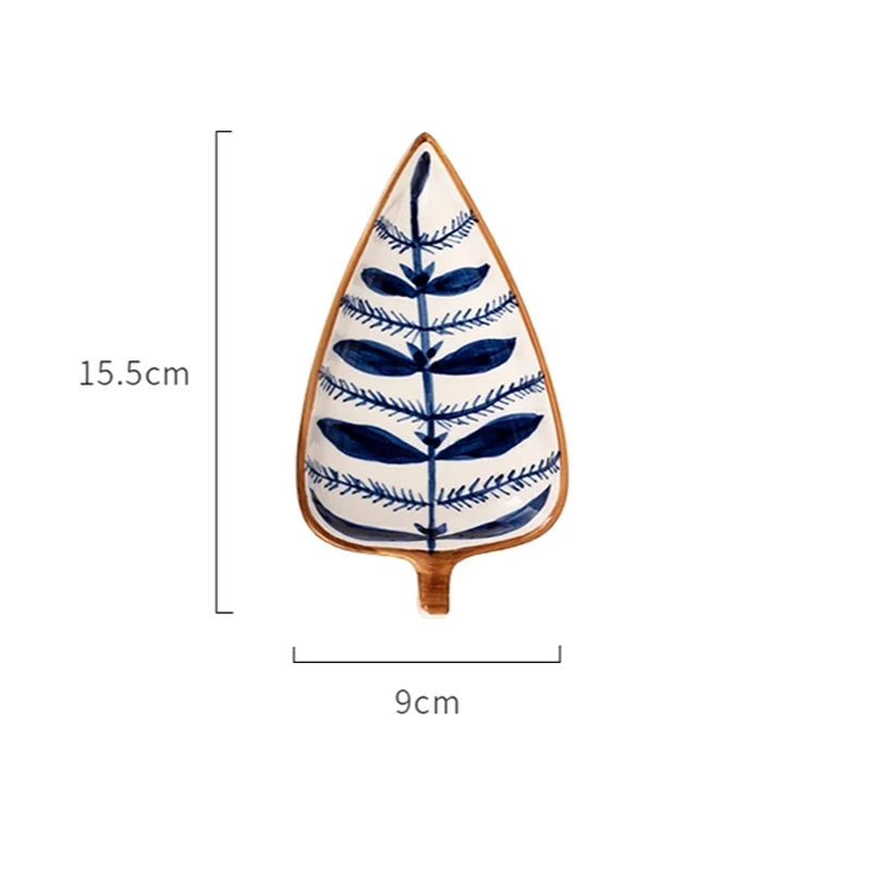 

Керамическая миска для приправ в форме листа