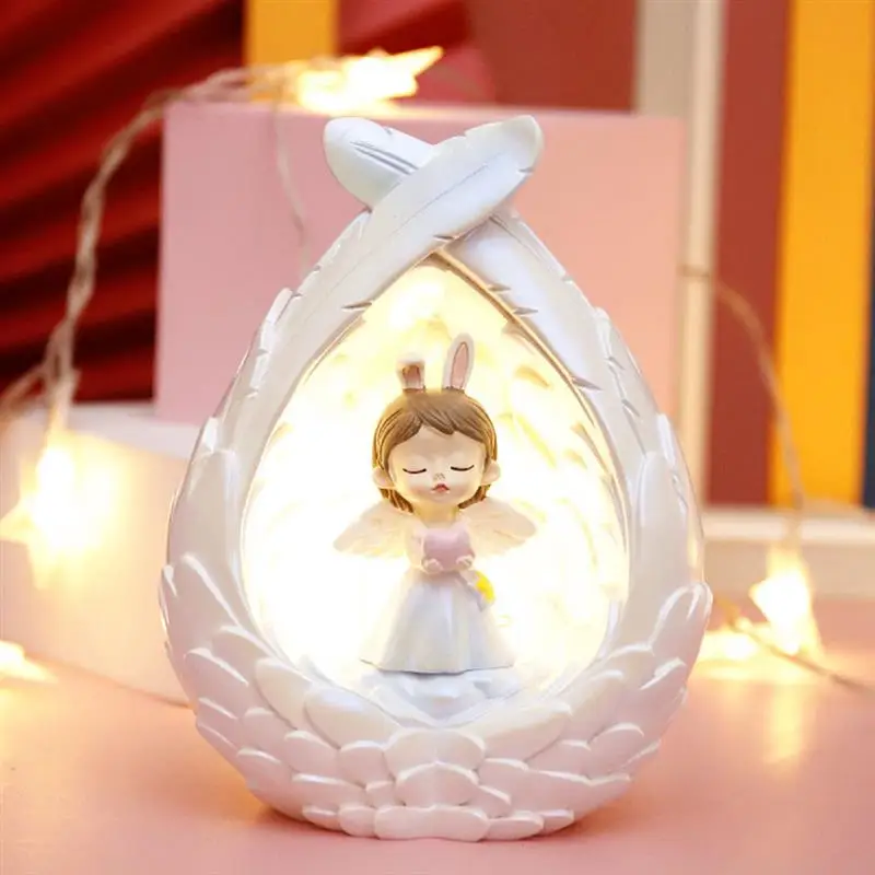 

Cartoon Night Light Adorable Night Light Cartoon Light Decor Creative Night Light Delicate Resin Ornament for Kids Room Bedroom