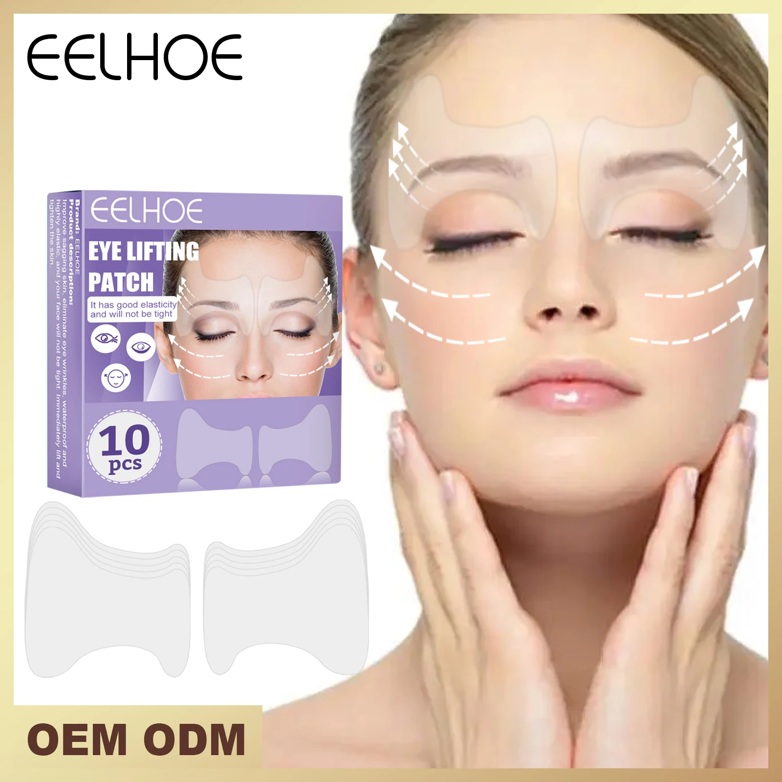 

Eye Lifting Patch Forehead Line Removal Anti Wrinkle Forehead Firming Mask Frown Treatment Stickers Anti-Aging Lifting Skin Care