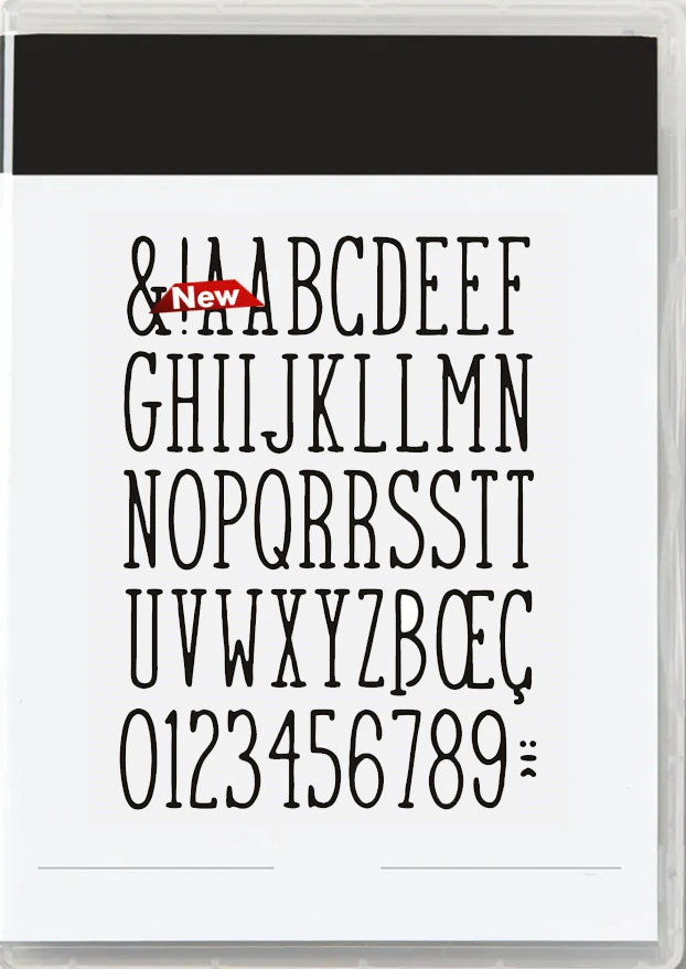 

New 2023 Catalog Cutting Dies Alphabet Scrapbooking Frame Card Craft no Clear Stamp