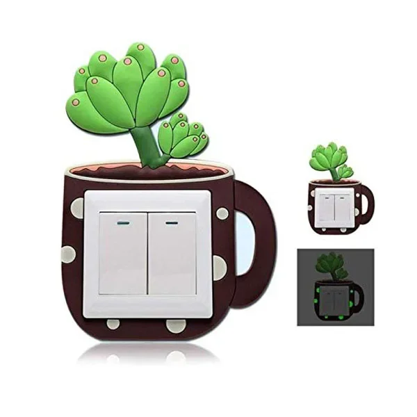 

Флуоресцентные наклейки кактусы для стен