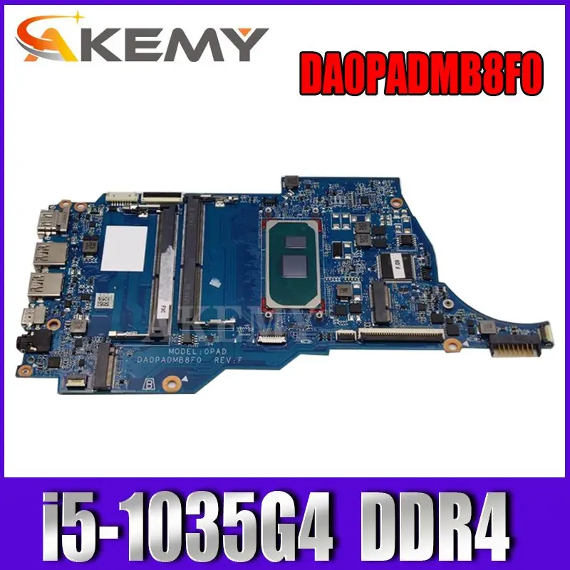 

Материнская плата для ноутбука HP ENVY 13 14S-DQ 14T-DQ 340S G7 14-DQ da0pad8f0 0PAD с SRGKK i5-1035G 4 CPU DDR4 100% протестированная