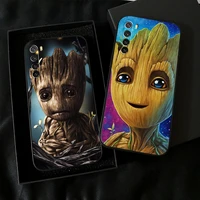 marvel groot phone case for xiaomi redmi note 8t 8 pro for redmi 8 8a case back soft tpu silicone cover carcasa black