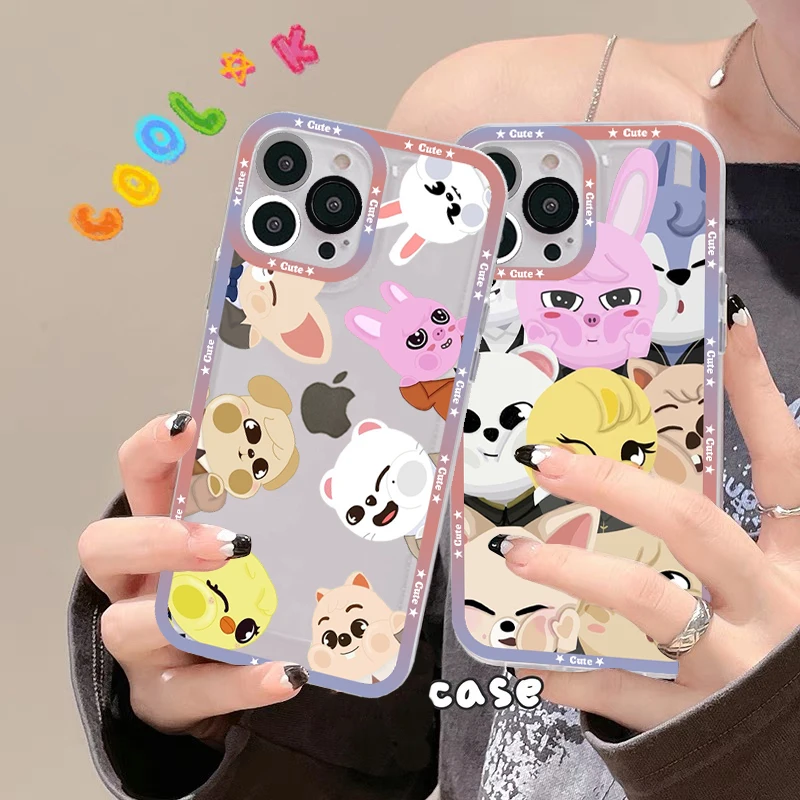 

Kpop Stray--kids S-skzoo Phone Case For IPhone 14 13 12 11 Pro Max XS X XR SE 2020 6 7 8 Plus Mini Protective Cover