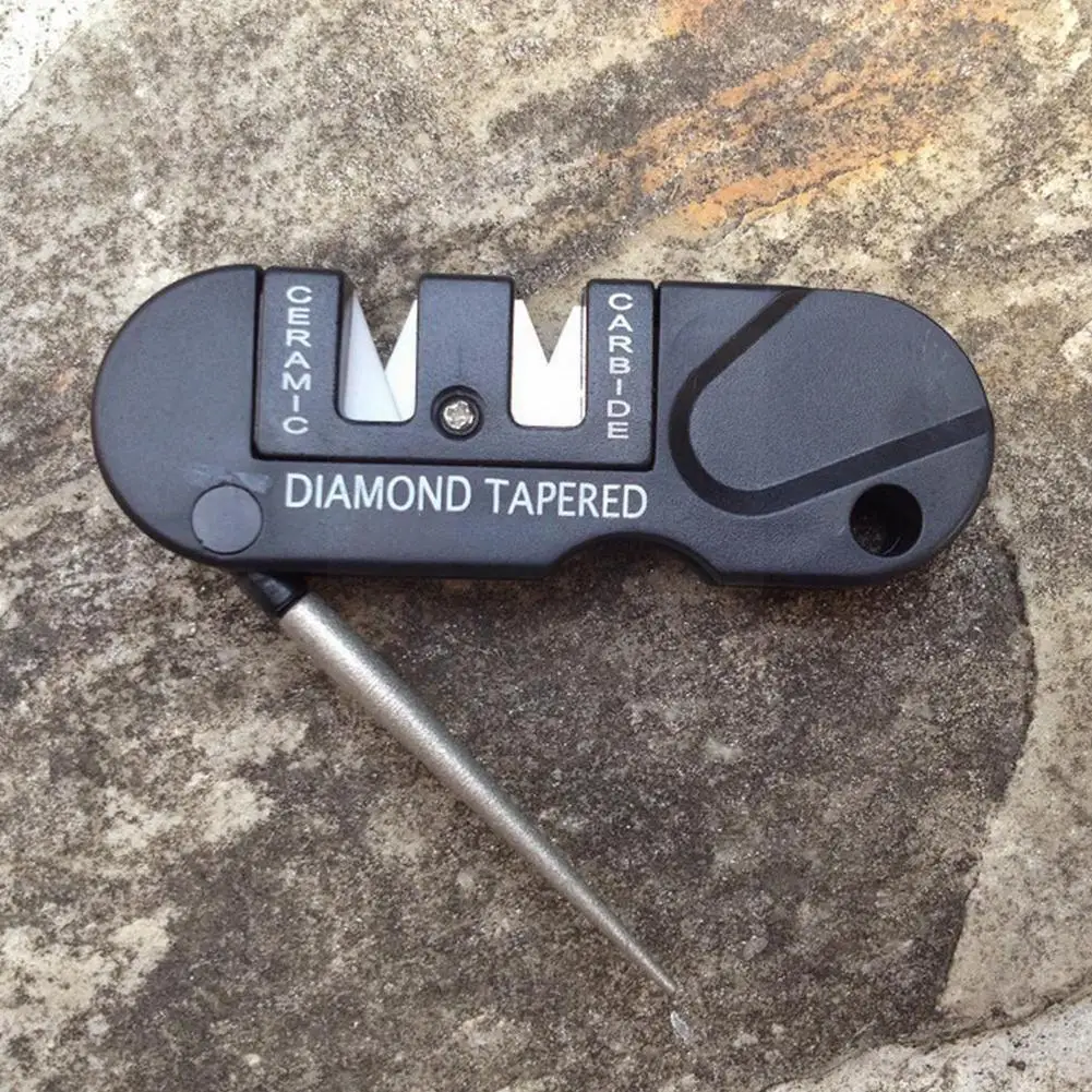 

Sharpener Diamond Tool Camp Gear Tungsten Ceramic Sharpen Outdoor Pocket Sharpening Carbide Portable Knife Tools Stone Z3a0