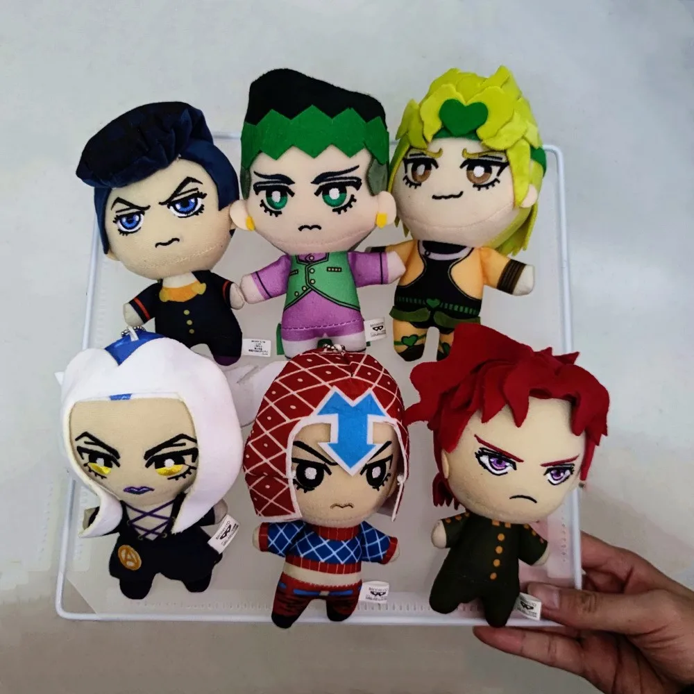 

JoJo's Bizarre Adventure Kujo Jotaro Joseph Joestar Higashikata Josuke Cosplay Doll Toy Plush Dolls Child Gift Pendant Xmas Gift