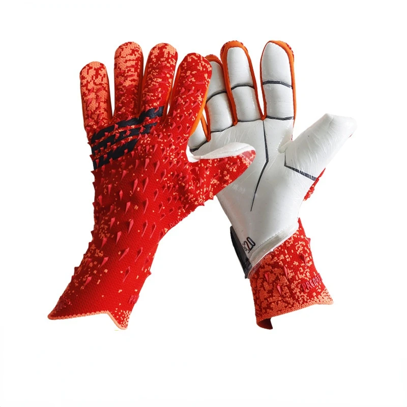 

Футбольные Перчатки Вратаря Взрослые Дети Вратарь дышащие перчатки латексные Нескользящие трикотажные футбольные перчатки