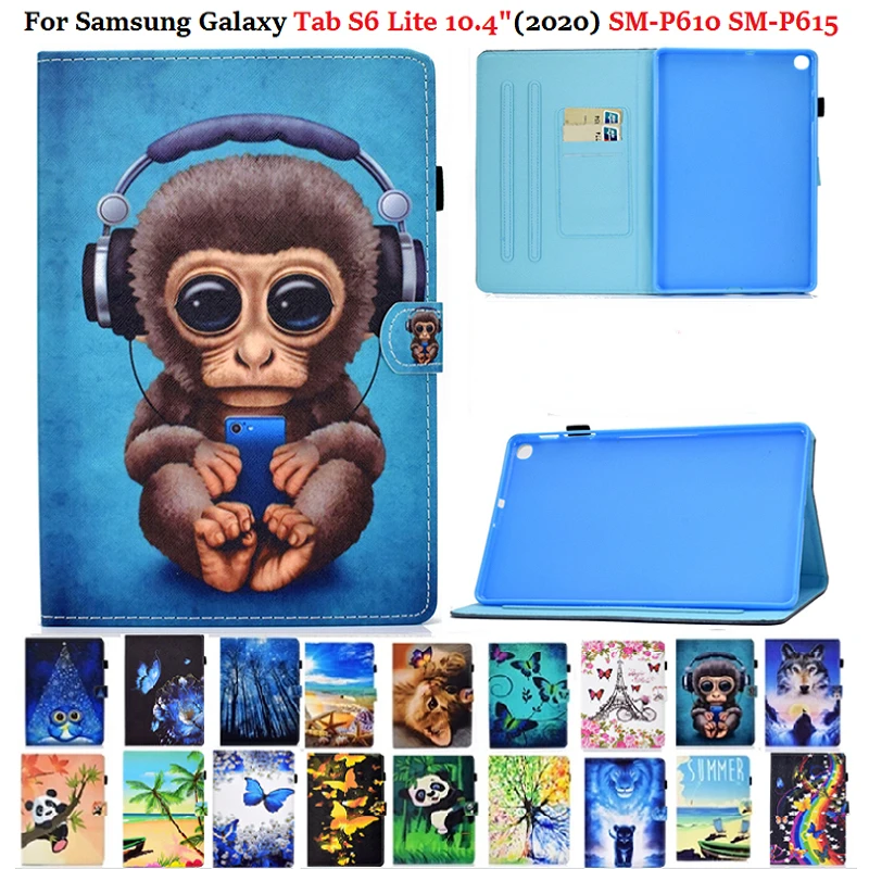 

Чехол для Samsung Galaxy Tab S6 Lite 2022 дюйма, складная подставка для Galaxy Tab S6 Lite 10,4 SM P610 SM P615