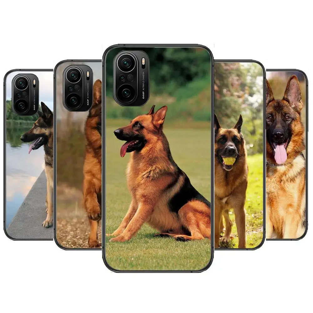 

german shepherd dog Phone Case For xiaomi redmi POCO F1 F2 F3 X3 Pro M3 9C 10T Lite NFC Black Cover Silicone Back Prett mi 10 ul