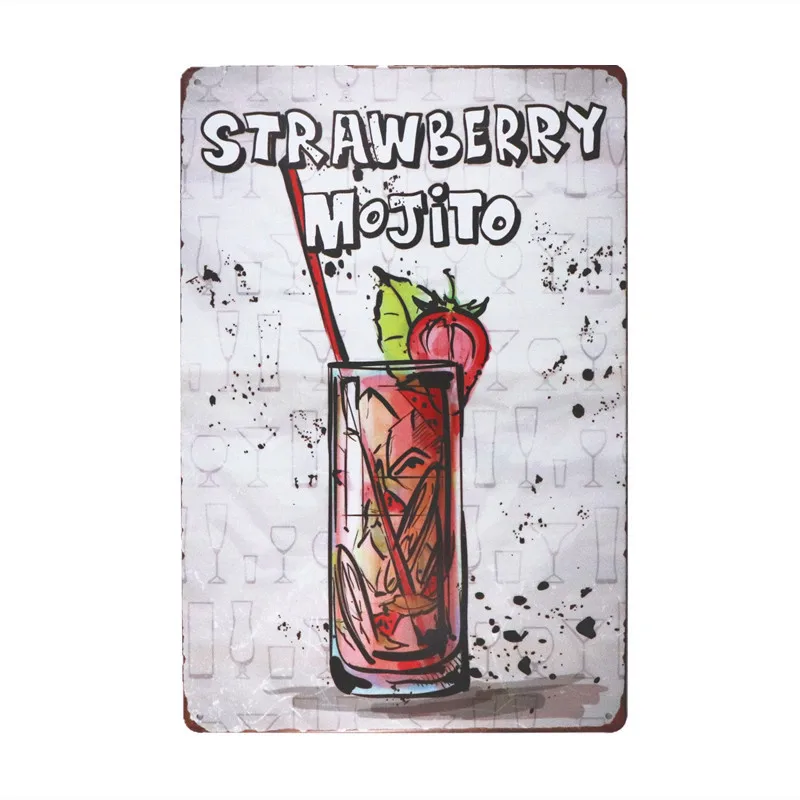 

Vintage Metal Tin Sign Art Poster Beer Pub Art Poster Restaurant Bar Coffee Garage Wall Stickers Decoration Vintage