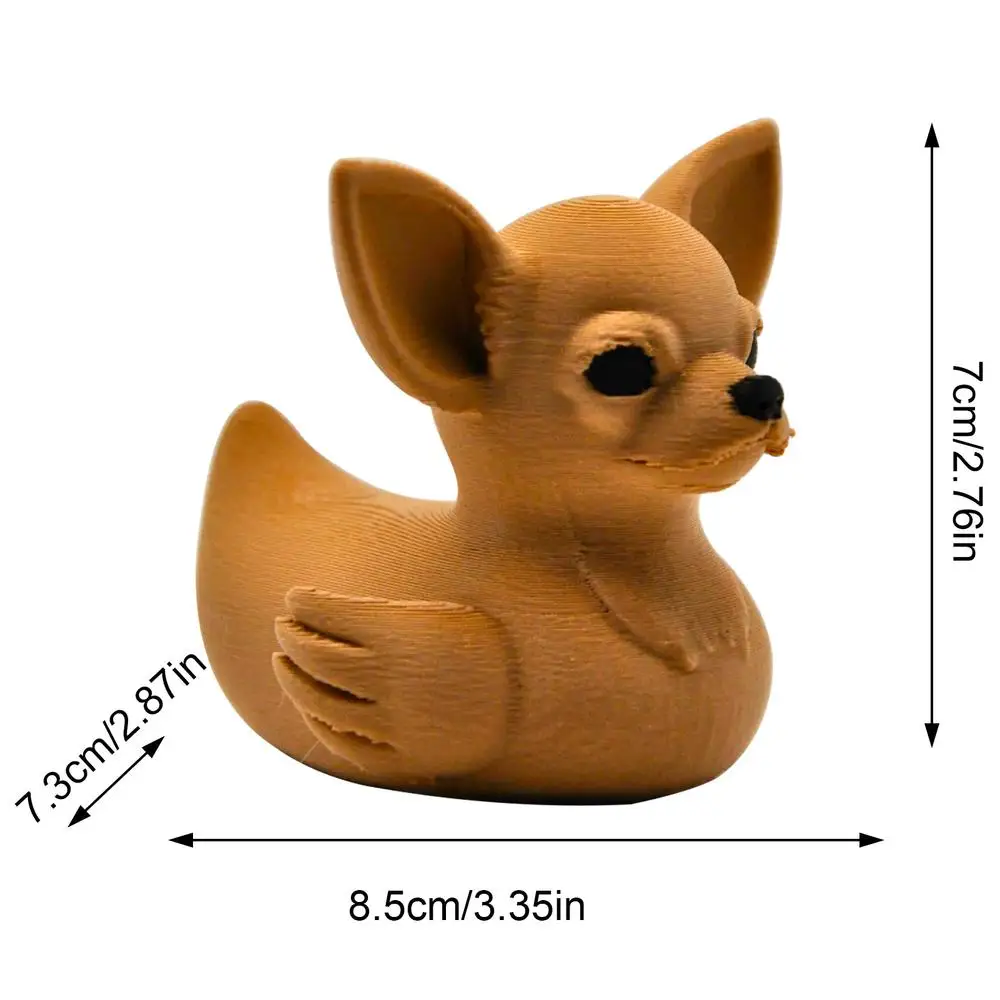 

Статуэтка 3D пластик Такса Утка