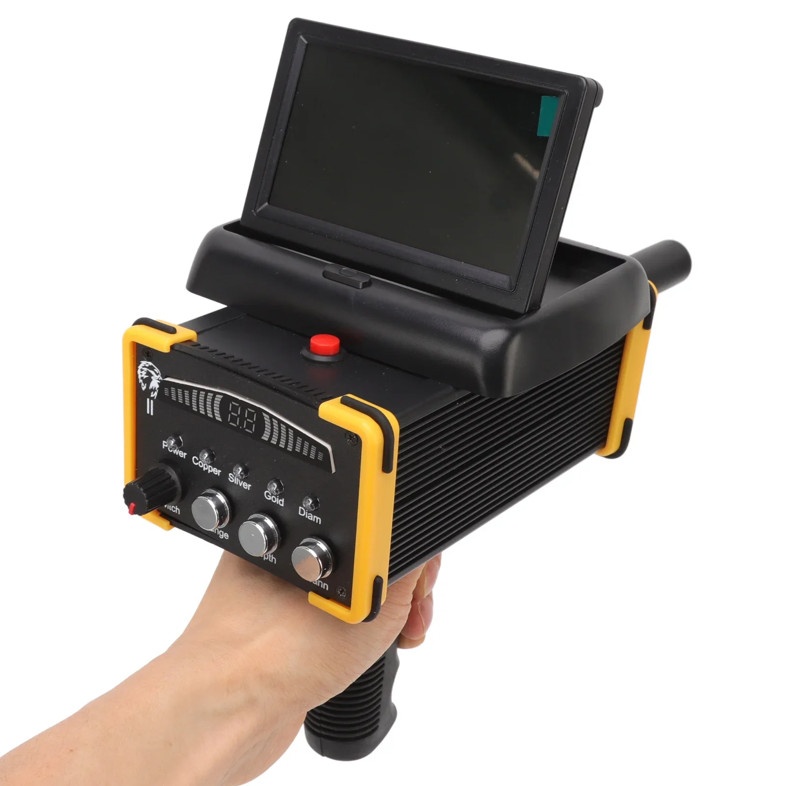 Металлоискатель GR9000 глубина 30 м складной экран детектор золота устройство для