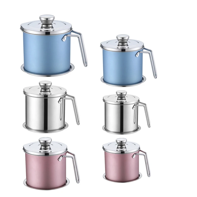 

Контейнер для хранения кулинарной смазки бекона с ситечком, масляное ситечко для хранения кулинарной смазки