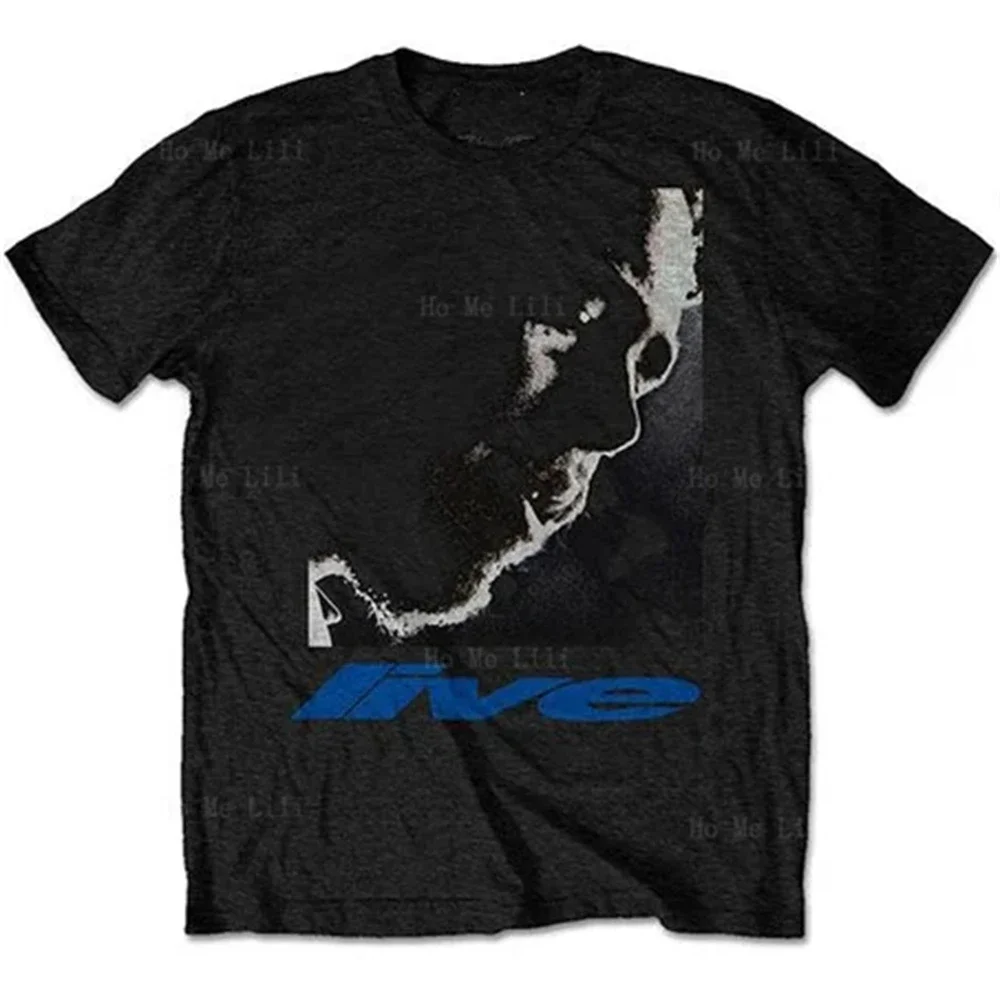 Летняя футболка унисекс из чистого хлопка с портретом лица Live Close-Up Malone