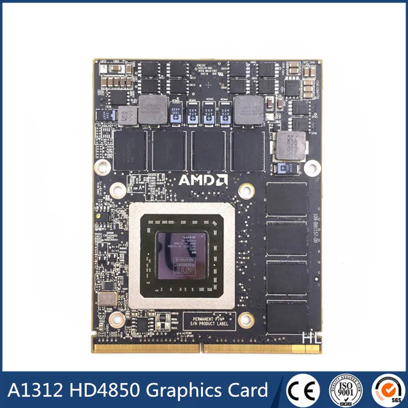 

Original HD4850 512MB VGA Video Graphics Card For IMac 27 " A1312 HD 4850 GPU Display 216-0732025 109-B91157-00 Replacement
