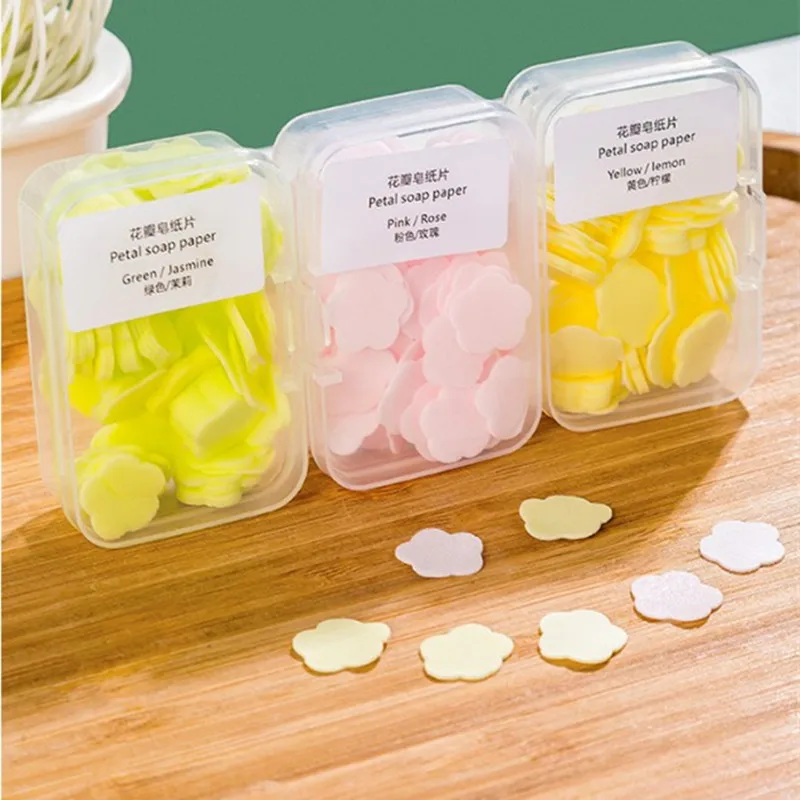 

Paper Cleaning Soaps Portable Hand Wash Soap Papers Scented Slice Washing Hand Bath Travel Scented Foaming Small Soap