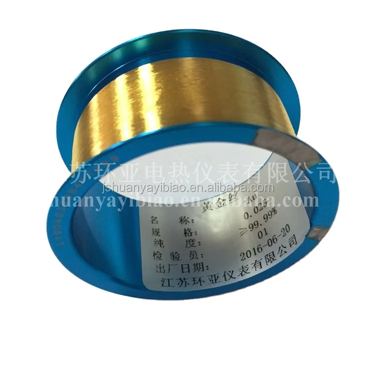

High quality 99.999% pure Au Gold bond wire
