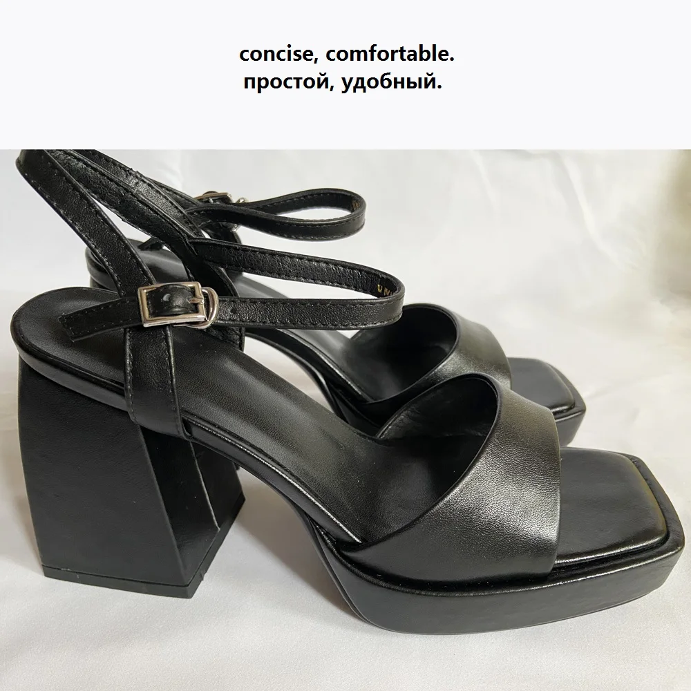 Модная женская летняя обувь новинки женские босоножки из натуральной кожи на