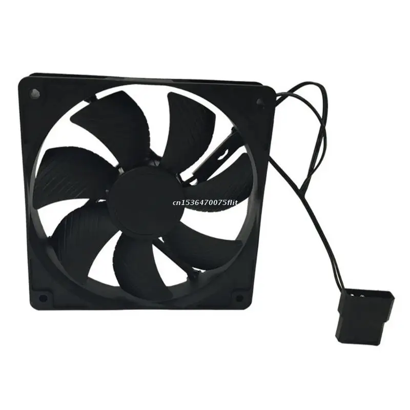 

120mm Double Ball Violent Fan Chassis Cooling Fan, Computer Case Fans for Desktops High Performance 3000RPM 12V 0.5A Dropship
