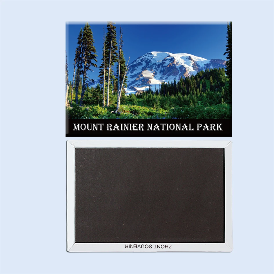 

Mount Rainier National Park forest fir tree 22898 Travel fridge magnets