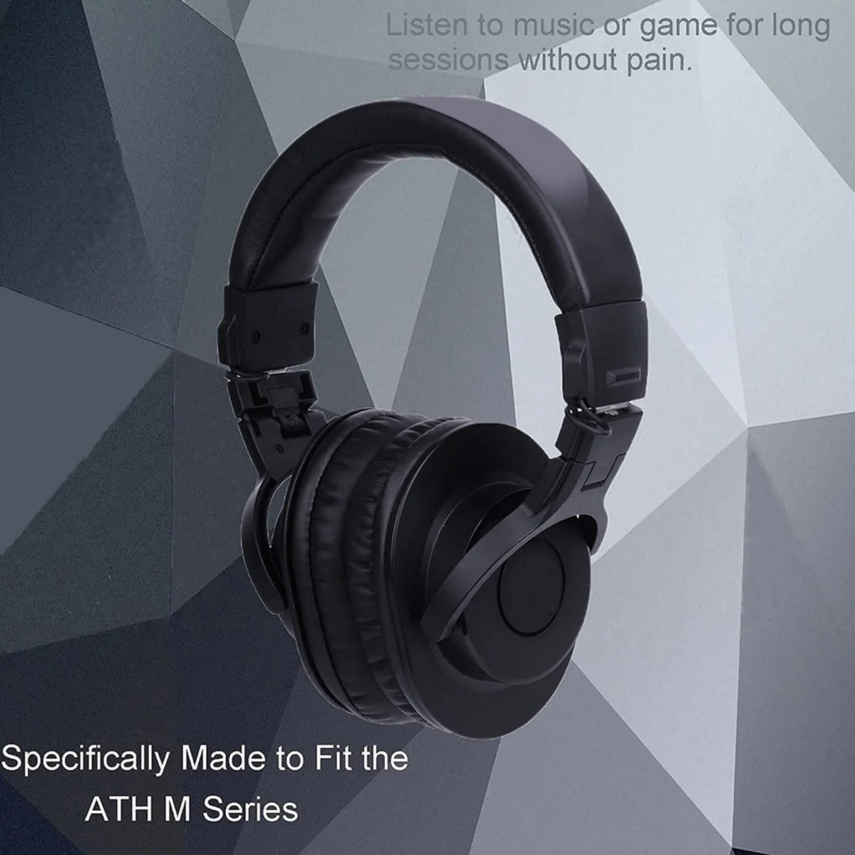 Сменные амбушюры M50X совместимые с наушниками Audio Technica ATH M50 M50XBT M50RD M40X M30X M20X MSR7 SX1