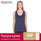 Базовая женская майка с кружевной каймой Baon B258203