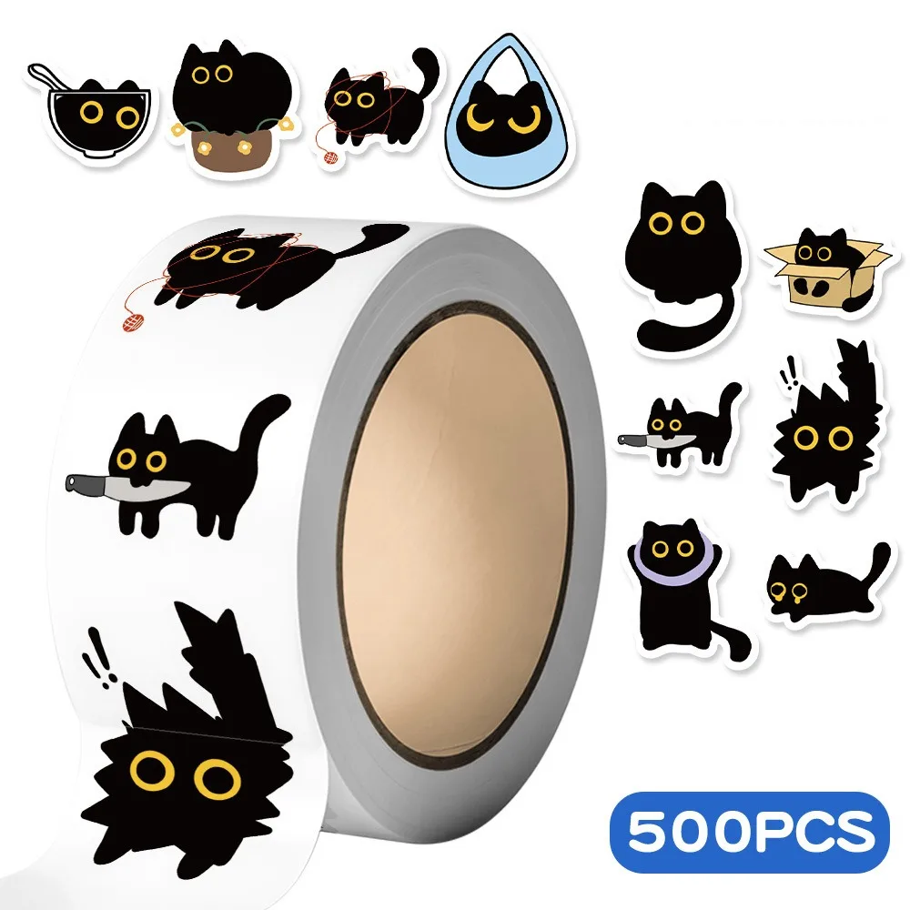 

Набор наклеек с котами 500 шт.